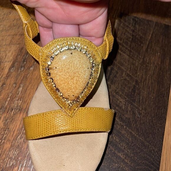 Anne Klein iFlex Akolina Slingback Leather Heels Dressy Sandals Size 6.5 - Picture 6 of 16